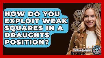 How Do You Exploit Weak Squares In A Draughts Position? - The Board Game Xpert
