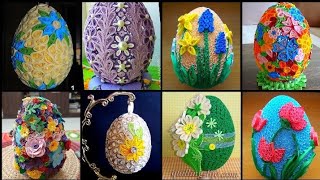 Famous Creative Paper Quilling Easter Egg Designs For Home decor | Handmader Paper quilling with Eggs Wealth