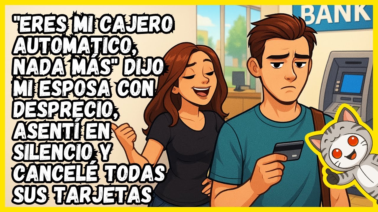 Historias de Reddit: 𝗘𝗥𝗘𝗦 mi 𝗖𝗔𝗝𝗘𝗥𝗢 𝗔𝗨𝗧𝗢𝗠𝗔𝗧𝗜𝗖𝗢, dijo mi esposa con desprecio; 𝗖𝗔𝗡𝗖𝗘𝗟𝗘 su tarjeta #𝟯𝟬