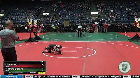 Liam Polk vs Thomas Gorski 2021 GS State D3 75 con...