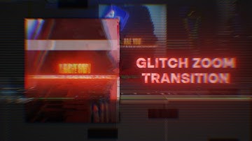 Smooth Glitch Zoom Transition | After Effects Tutorial