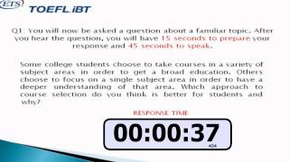 TOEFL speaking question 2 | توفل سؤال التحدث 2 screenshot 5