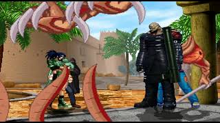KOF MUGEN Tag Team Sakazaki Mion (HexWolf12) & Leona Heidern SHD VS Nemesis & William Birkin