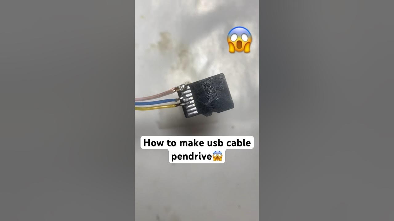 How To Make USB Cable Pendrive🤔 ytshorts viral shorts YouTube