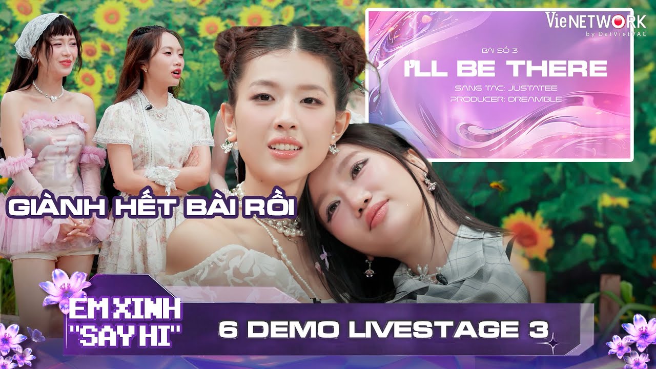 Lộ diện 6 Bản Demo - Livestage 3: Team Orange khóc thét vì bị giành hết bài | EM XINH SAY HI