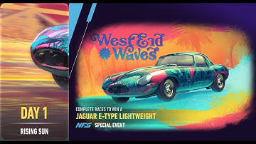 Vault | Jaguar E-Type Lightweight |  West End Waves | Need For Speed: No Limits | Day 1