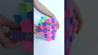 Origami Moving Cubes but More Complex (Jo Nakashima) #shorts screenshot 1