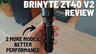 Brinyte ZT40 V2 Review | Upgraded Zoom Flashlight with Regulated Driver (SFT-25R HI | 1,650 lm)