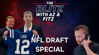 Rams select Ty Simpson | Vrabel "cheating" scandal | Blitz: Draft 2026 #nfl #nflpodcast