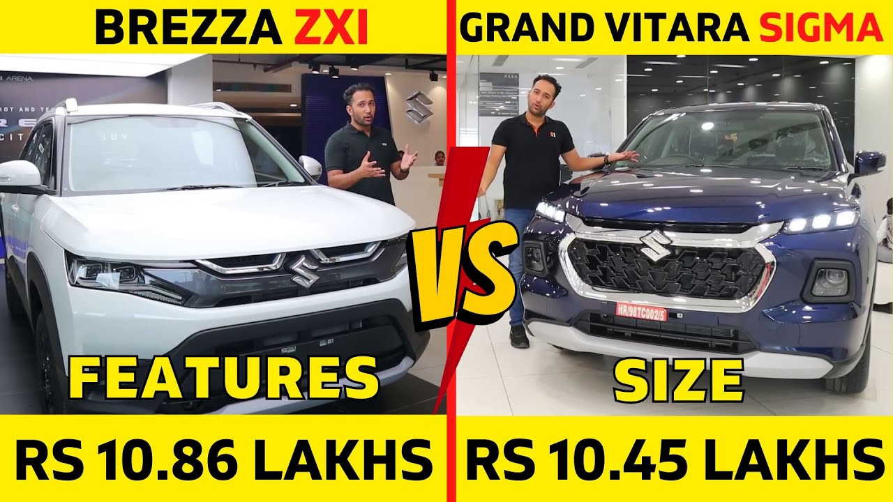 Grand Vitara SIGMA vs Brezza ZXI Value for Money konsi SUV ? Best SUV