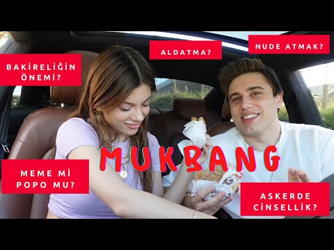 Kadınların Erkeklere Sormaya Çekindiği Soruları Nişanlıma Sordum! 🙊| ARABADA MUKBANG