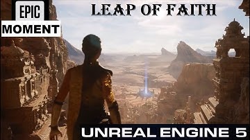 Unreal Engine 5 Tech Demo on PS5 : "Leap of Faith" Epic moment like Assassin
