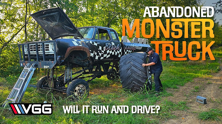 Abandoned Legendary MONSTER TRUCK! Will It RUN AND DRIVE Again After A Decade?