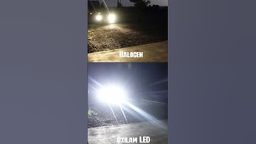 Which Lights are better? Halogen vs Oxilam LED Lights