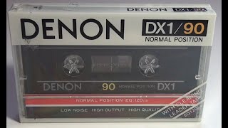 Вскрытие покажет! Denon DX/1 1981года. Молочный #audiocassete