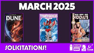 Indie Comic Collected Editions in the March Previews 2025! Image | Dark Horse | IDW | BOOM | Titan