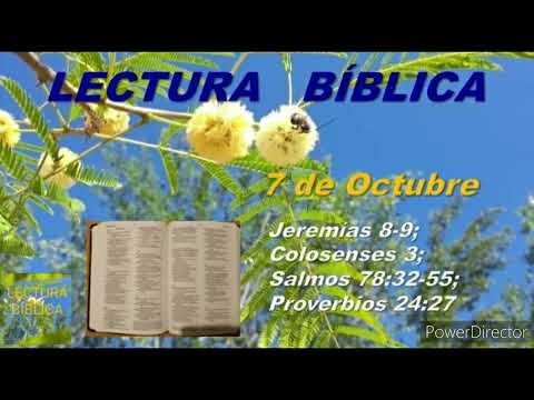 DAILY BIBLE READING - OCTOBER 7 thumbnail