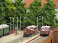 Modellbahn Betrieb nach Fahrplan in Wittingen West Teil 1 in Echtzeit