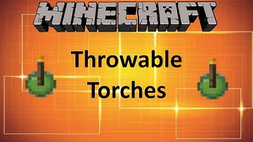 Minecraft: THROWABLE TORCHES MOD