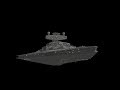 Star Destroyer Drops out of Hyperspace | 4K Blender Animation