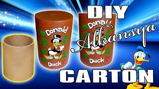 DIY ALKANSYA with DONALD DUCK PAINT DESIGN