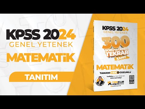 2024 Kpss Genel Yetenek Matematik 300 Soruda Tamamı Video Çözümlü Genel Tekrar Kampı Tanıtım Videosu