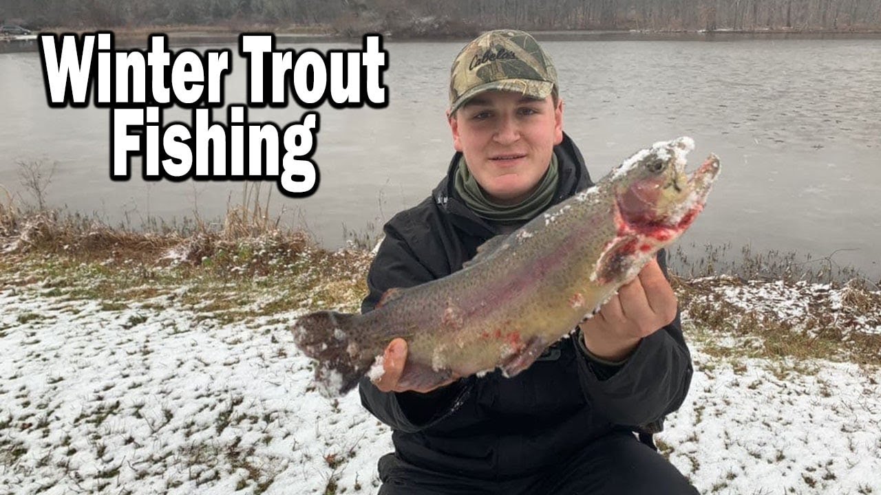 WINTER TROUT Fishing In NEW JERSEY (Catch & Cook!) YouTube