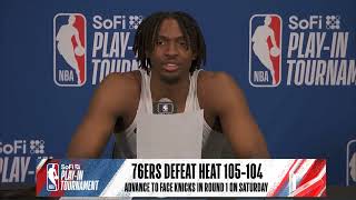 Tyrese Maxey PostGame Interview | Miami Heat vs Philadelphia 76ers