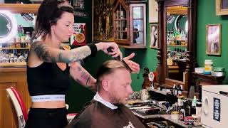 💈ASMR💈Relaxing Elvis Presley 50's Haircut with fine barbershop sounds. Best sleeping sounds