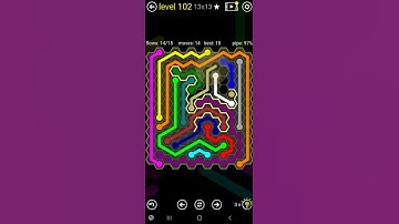 How To Solve Flow Free Hexes Tangle Pack Level 102 13x13 Hrd Board Walk Through Solution Walkthrough