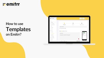 How to Use Templates on Emitrr?