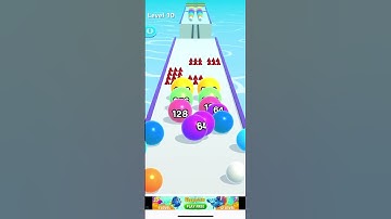 Ball Run 2048 - Gameplay Walkthrough Tutorial Levels 10 (iOS)