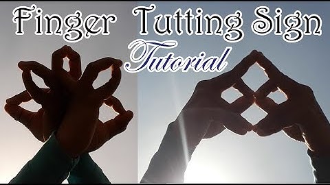 Finger Tutting Sign Tutorial || Gunjan Thakur
