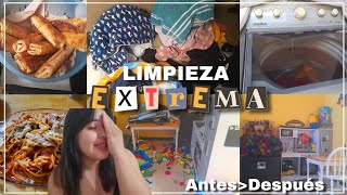 Vlog| ✅️ Limpieza EXTREMA 🫠 /Cocinando 🍝/ chismecito ☕️ / TEMBLO??? 😵‍💫 PT 1