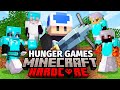 100 players simulate a medieval hunger games in minecraft