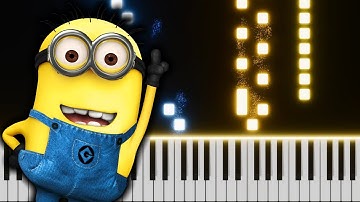 Minions March - Piano Tutorial / Cover (Despicable Me) FREE MIDI