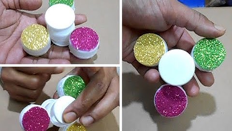 How to Make a  Fidget Spinner | Easy DIY | Bottle Caps Spinner | Easy To Way