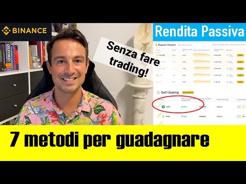 Rendita PASSIVA Su BINANCE: 7 Modi Per Guadagnare Crypto (Risparmi, Staking, DeFi, Launchpool)