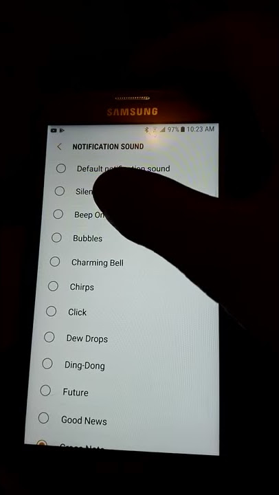 Beep Once Notification Sound on my Samsung Galaxy J3 Prime