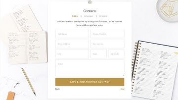 HOW TO: Import Contacts (Fill form and CSV)