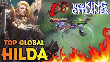Hilda New Offlaner | Hilda 1 HIT Build | Hilda Full Damage Build | Top Global Hilda ~ MLBB