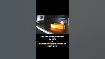 Satisfying Symphony of a 3D Printer - Multi-color printing #3dprinting #technology #satisfying