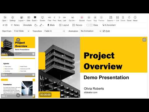 How to Create Professional Video Presentations with Slideator