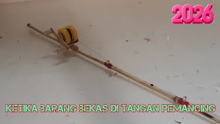 Cara membuat reel bc mini & pancingan bambu versi mudah8