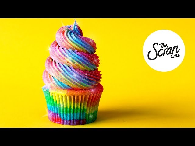 DANCING QUEEN  **RAINBOW**  CUPCAKES - The Scran Line