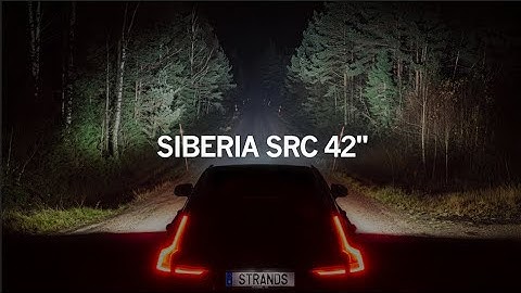 SIBERIA SRC 42" - DRIVING LIGHT BEAM PATTERN - STRANDS LIGHTING DIVISION