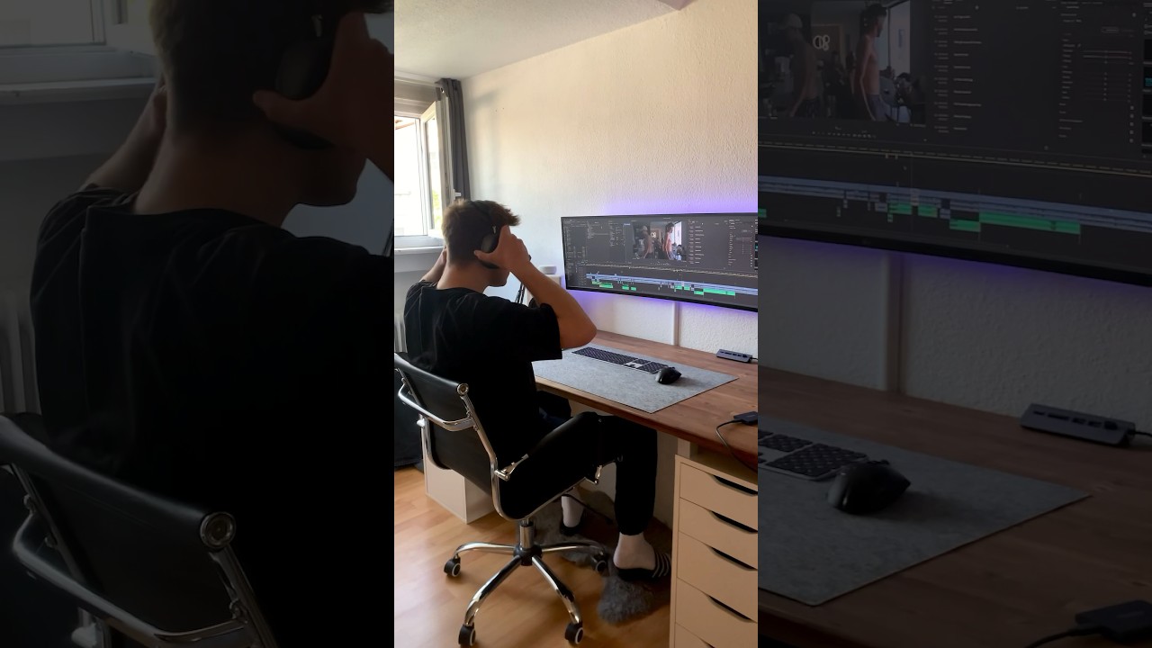 intense editing session 