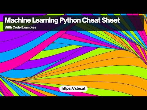 Machine Learning Cheat Sheet: Python Syntax and Key Libraries
