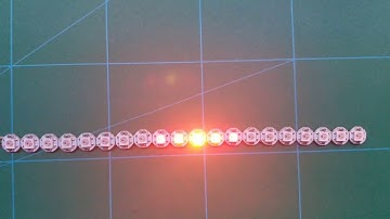 Larson Scanner (Knight Rider) with 20 (Adafruit) NeoPixels