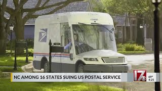 NC suing US Postal Service